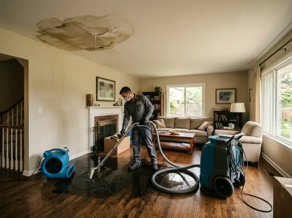 attic-pipe-burst-ceiling-drip-008 — frequently asked questions, Water Damage Restoration & Carpet Care in Middleborough Cent…
